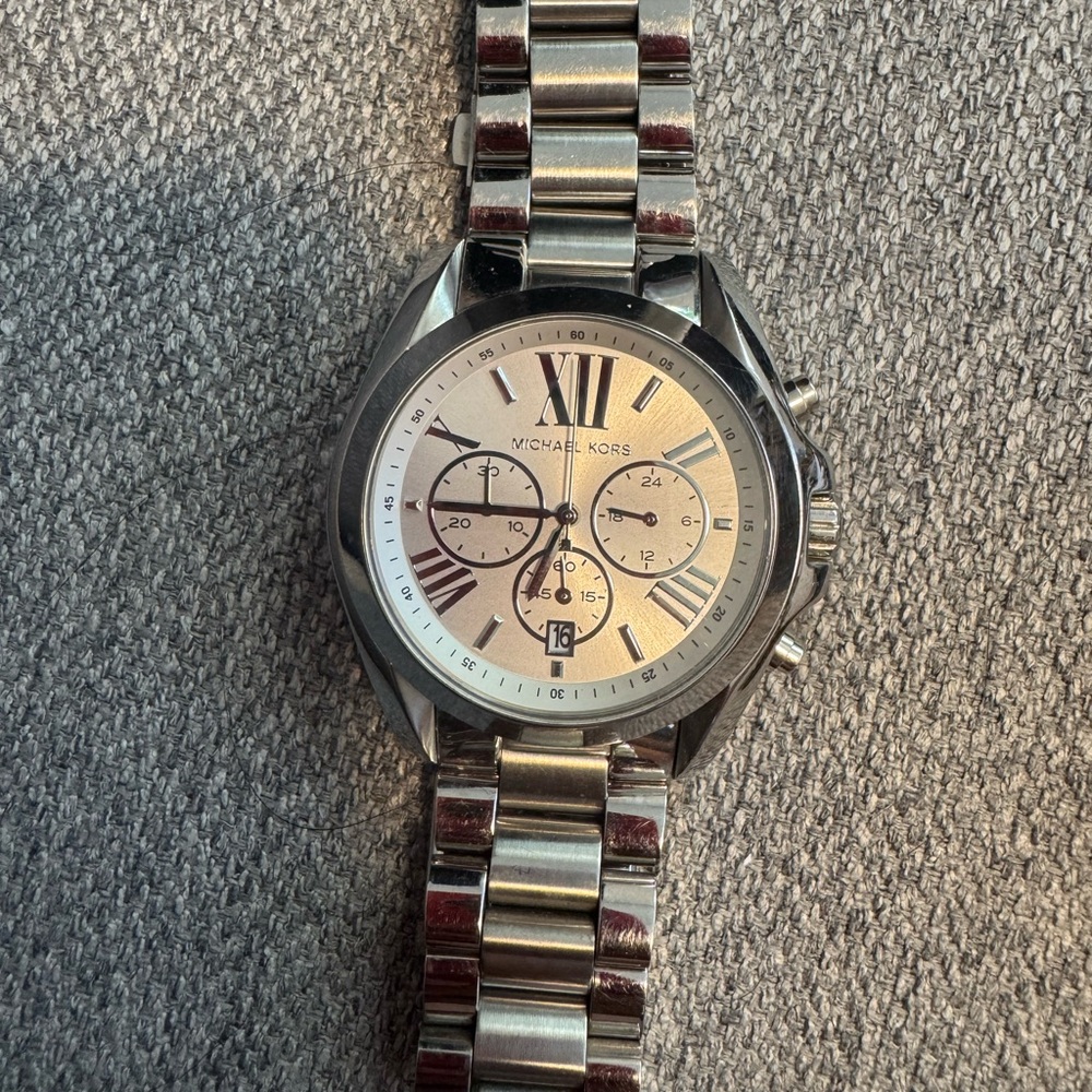 Michael Kors Silver Chronograph Watch